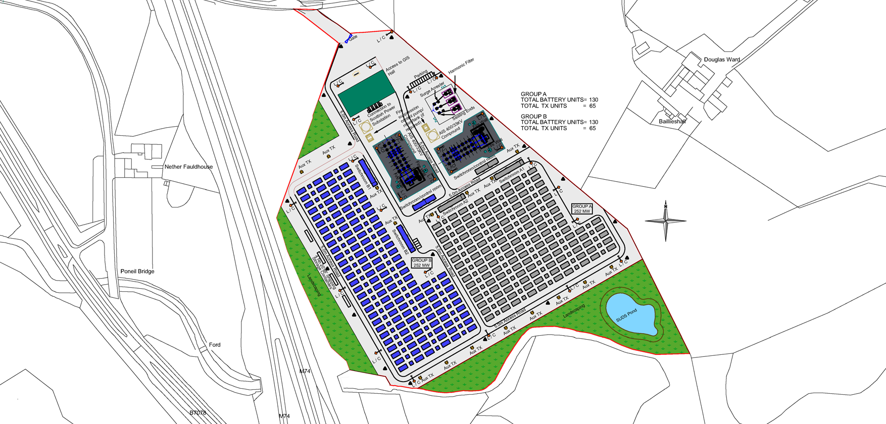 High Netherfauld Farm BESS Plans